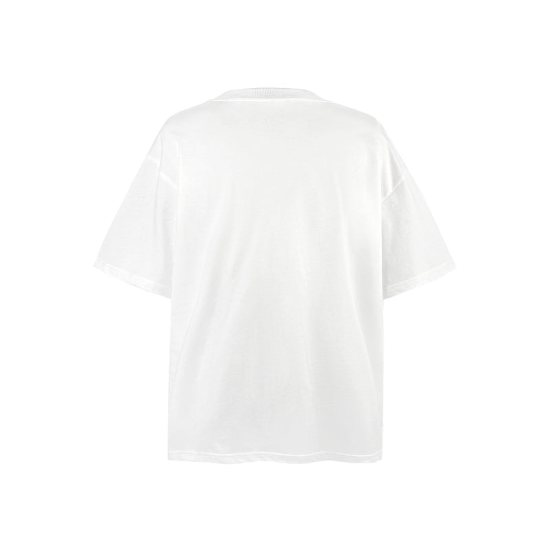 American vintage street T-shirt retro men's loose half sleeve