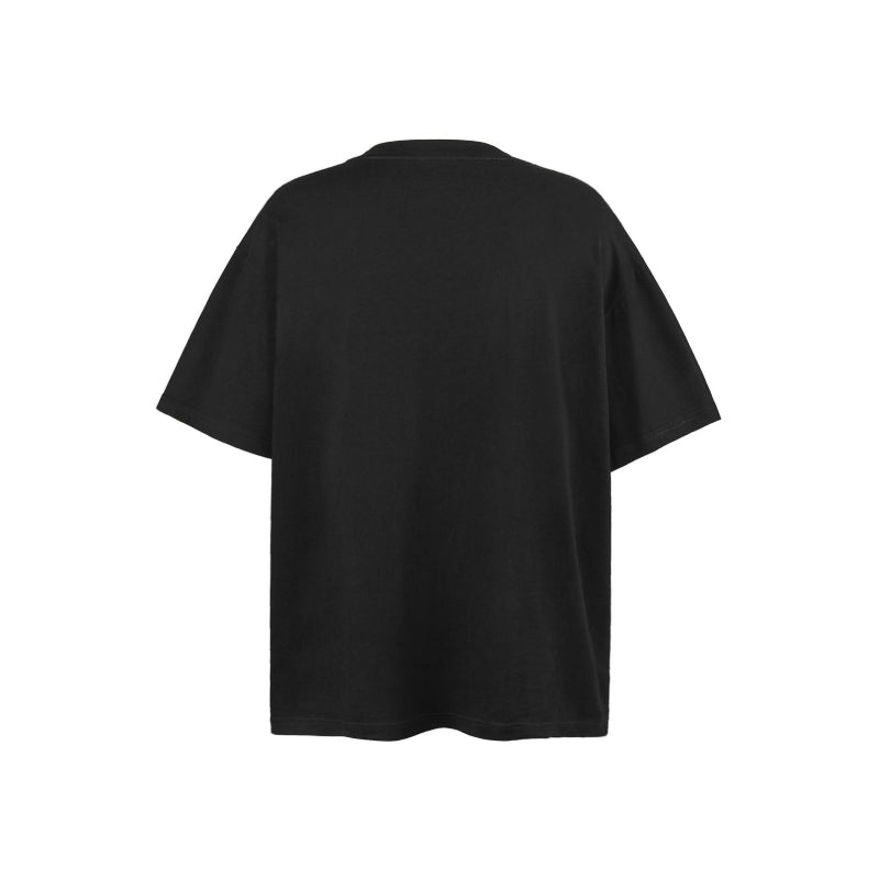American vintage street T-shirt pure cotton men's and women's summer loose half-sleeves
