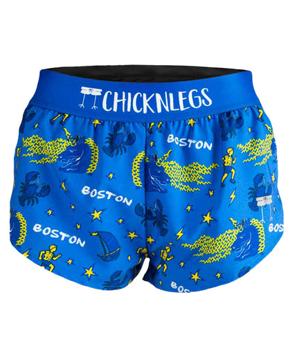 Women's Boston Doodle 1.5" Split Shorts