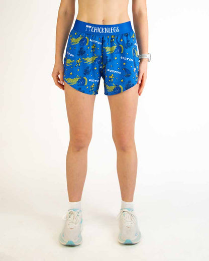 Women's Boston Doodle 4" Split Shorts