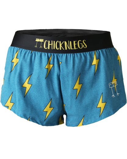 Women's Blue Bolts 1.5" Split Shorts