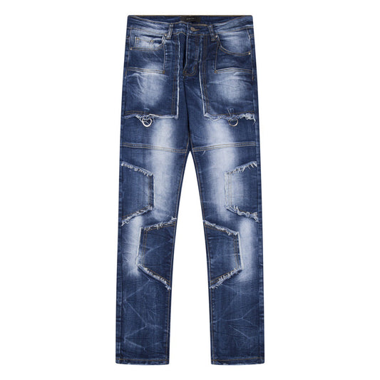 Amiri Jeans Slim Fit Stretch Ripped Jeans