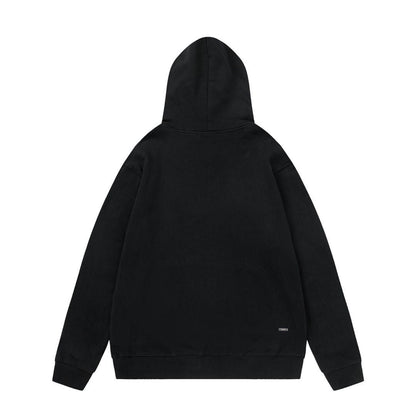 Amiri Hoodie AMI Patch Embroidery Letter Pattern Hooded Sweater Men and Women
