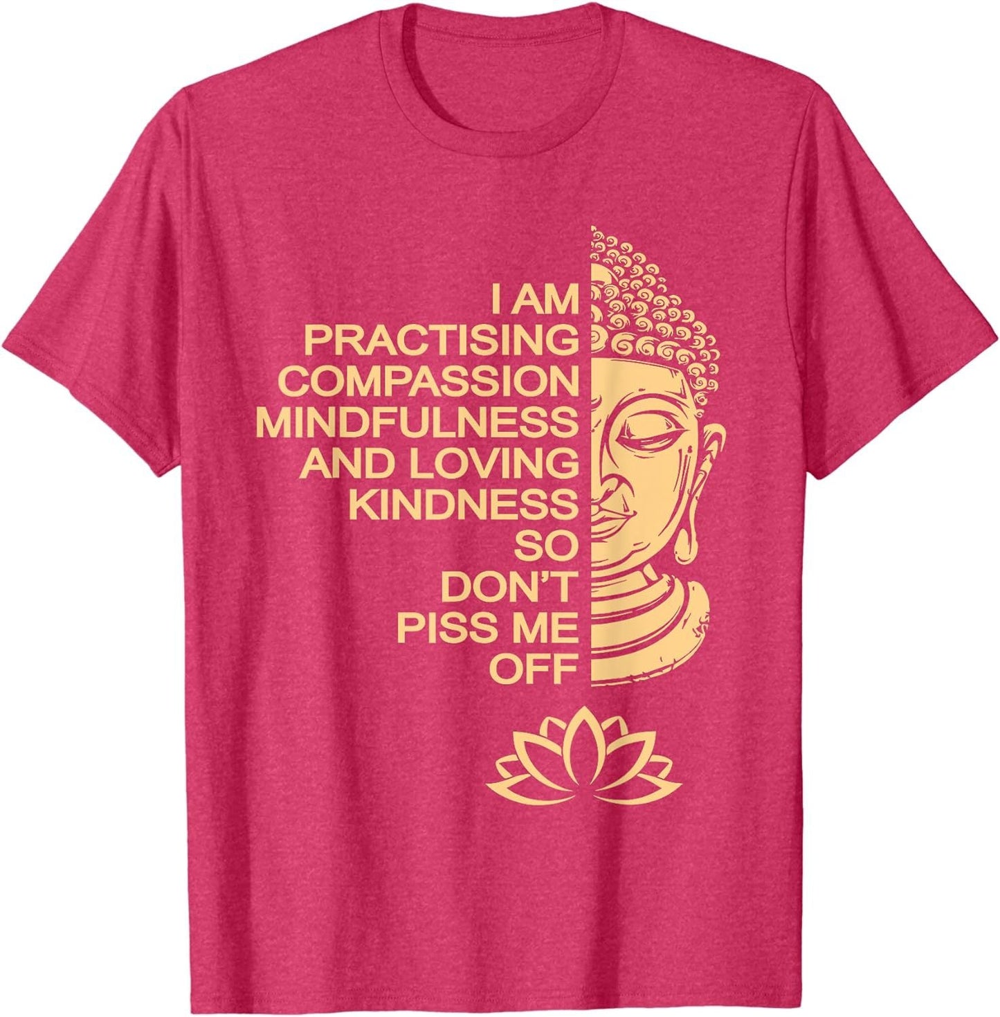 2024New Meditation Buddha Statue Spiritual Energy T-Shirt