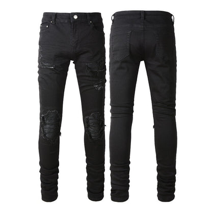 Amiri Jeans Hole & Patch Slim Stretch #8520