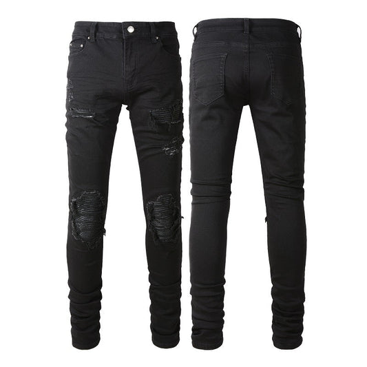 Amiri Jeans Hole & Patch Slim Stretch #8520