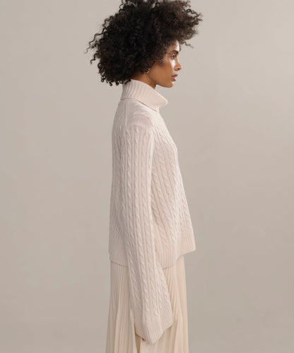 Cable Nell Turtleneck