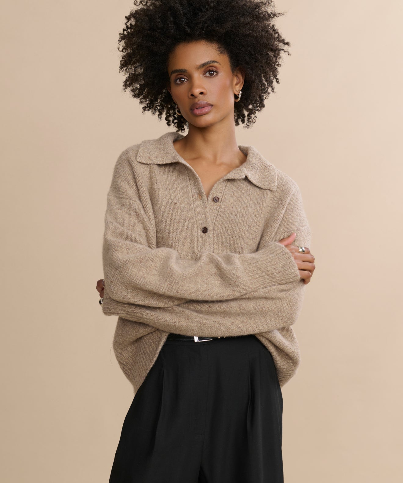 Cashmere Burke Polo