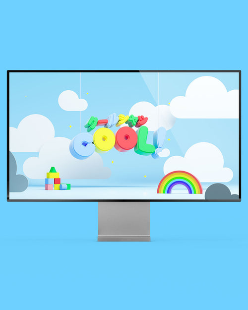 COOL IN THE CLOUDS WALLPAPER