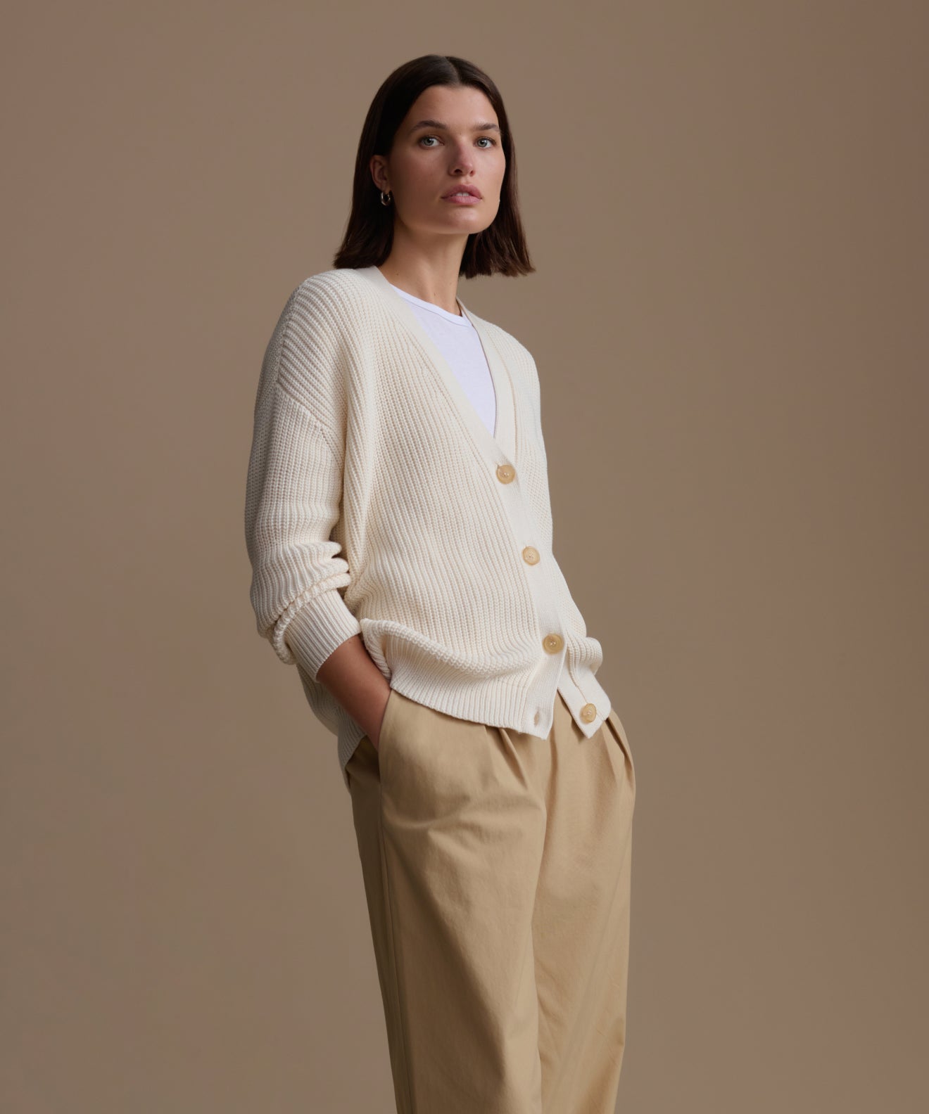Cotton Cocoon Cardigan
