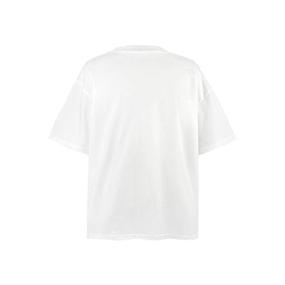 American vintage street T-shirt black summer loose