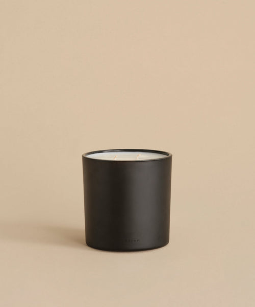 Large Cedar Glass Candle
