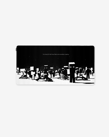 The Monsters Nearby Desk Mat