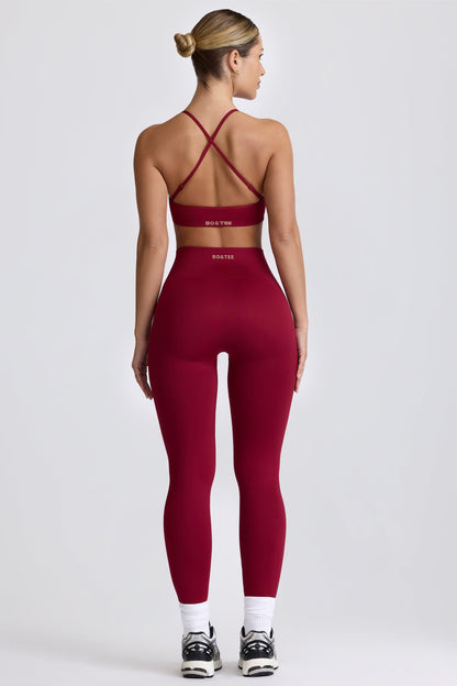 Super Sculpt Seamless Leggings in Cherry