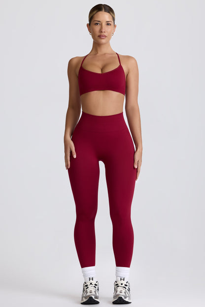 Super Sculpt Seamless Leggings in Cherry