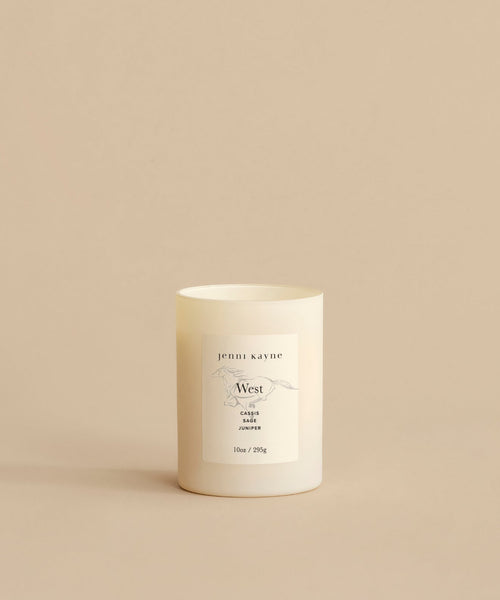 West Glass Candle
